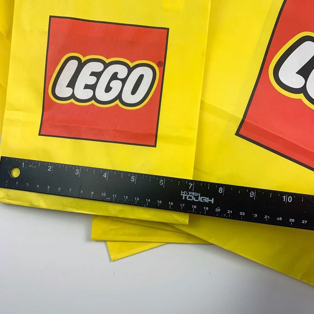 Lego Classic Yellow Shopping Bag Paper Logo Gift Bag 1x 7